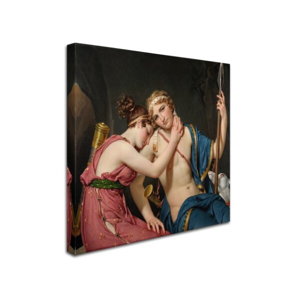 David 'The Farewell Of Telemachus And Eucharis' Canvas Art,14x14